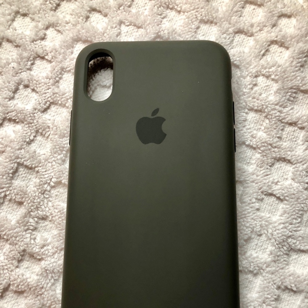 Apple iPhone X/Xs Olive Green silicone case